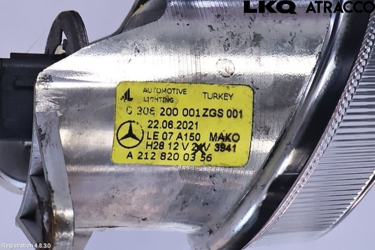 Mercedes-Benz MB E-KLASS (W212) 09-16 Positionsljus Fram Vä