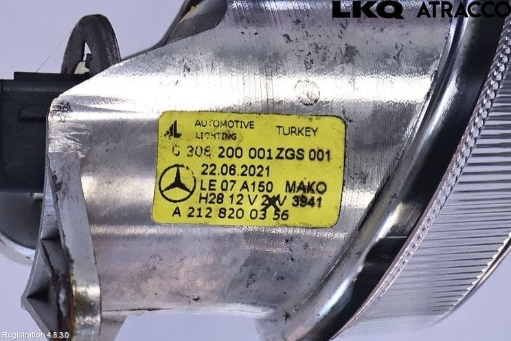 Mercedes-Benz MB E-KLASS (W212) 09-16 Positionsljus Fram Vä