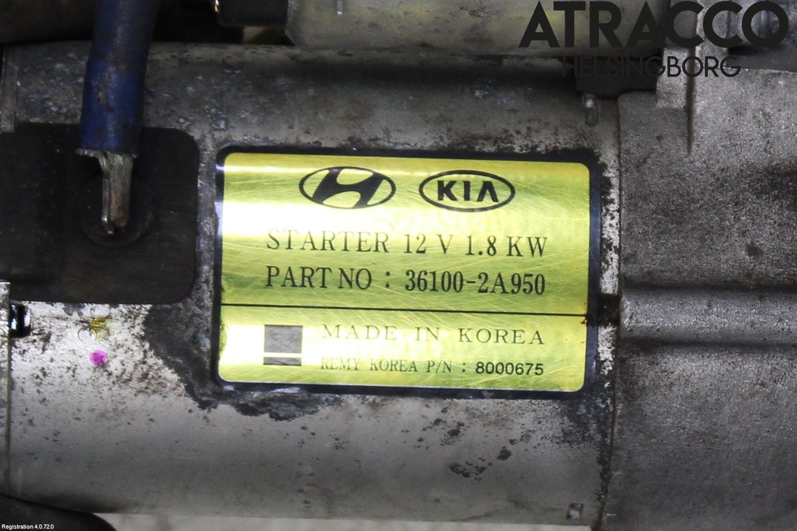 Kia OPTIMA 16-20 Startmotor Diesel