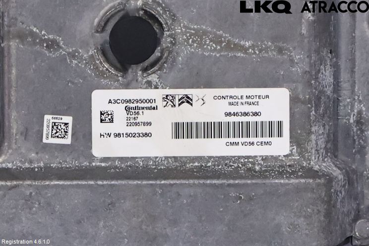 Peugeot 2008/E-2008 20- Styrenhet Insprut Bensin