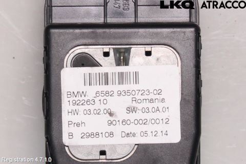 BMW 5 F10/F11/F18 09-17 Strömställare Färddator