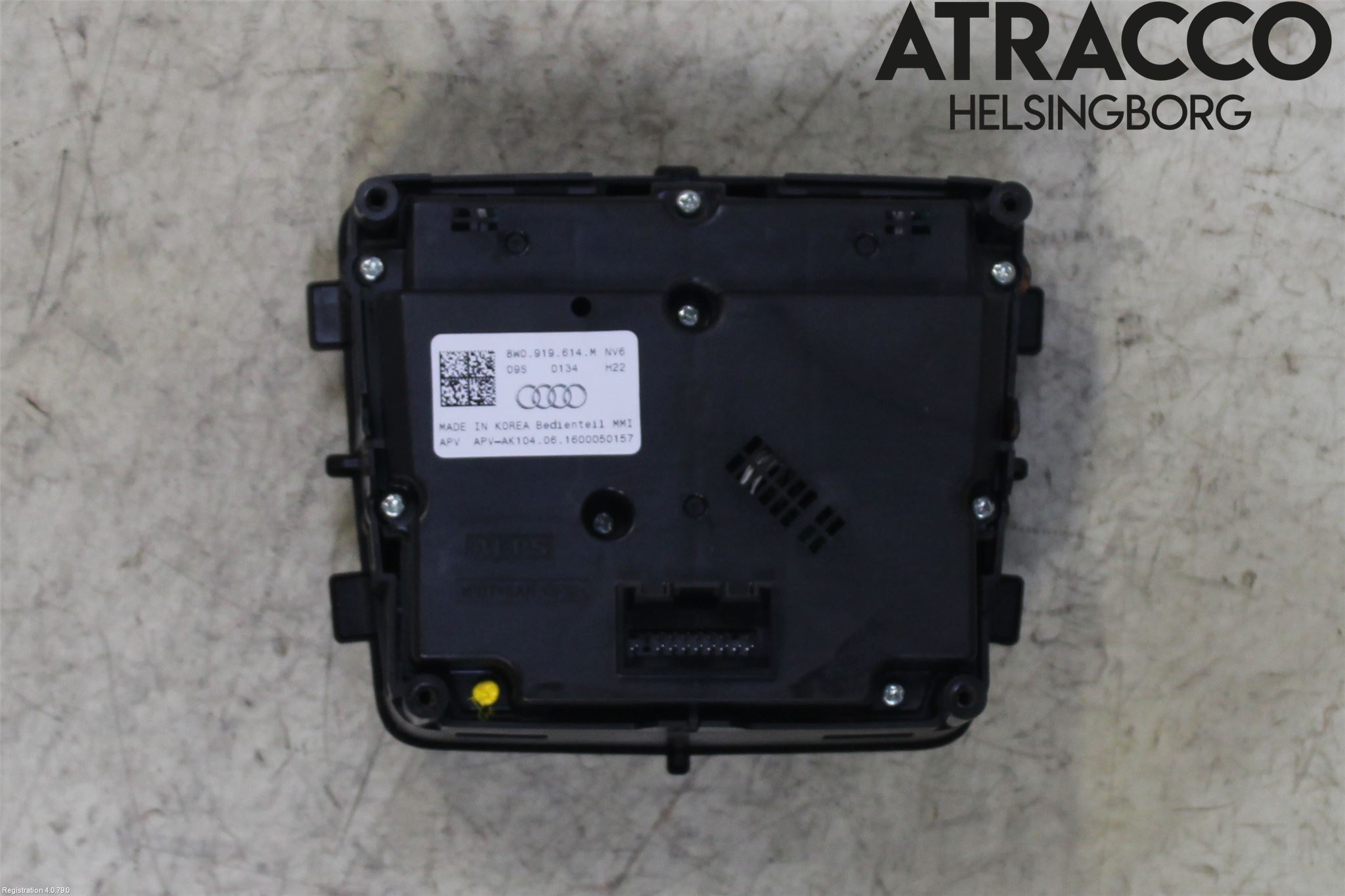 Audi A4/S4 B9 16-19 Strömställare Färddator