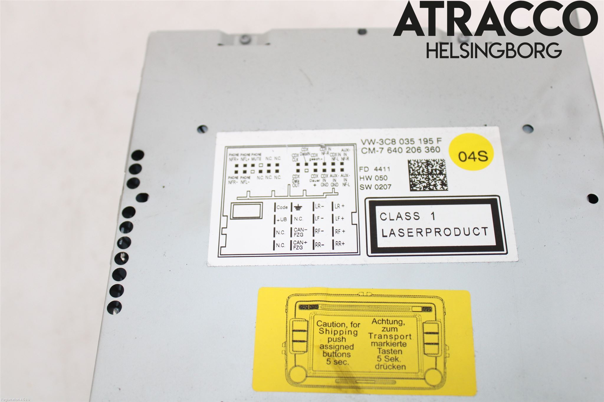 Volkswagen VW PASSAT 11-14 Cd Radio - Multimediapanel