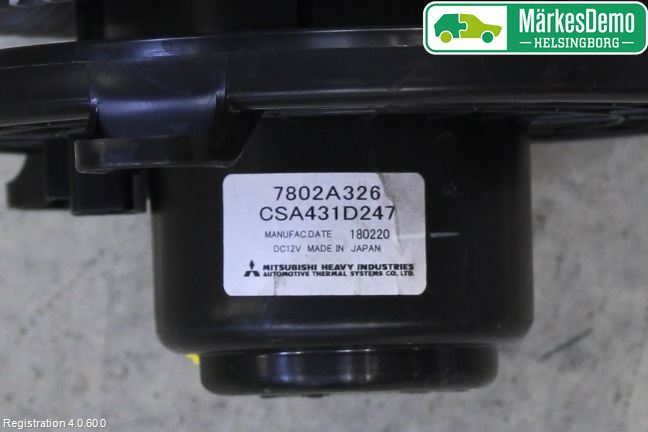 Mitsubishi ECLIPS CROSS Värmefläkt