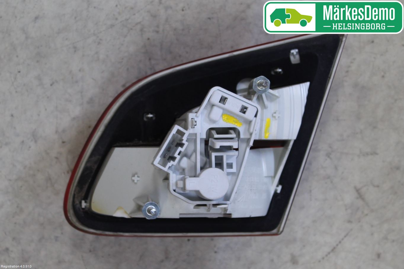 Skoda SUPERB 09-15 Bakljus Lucka Vä