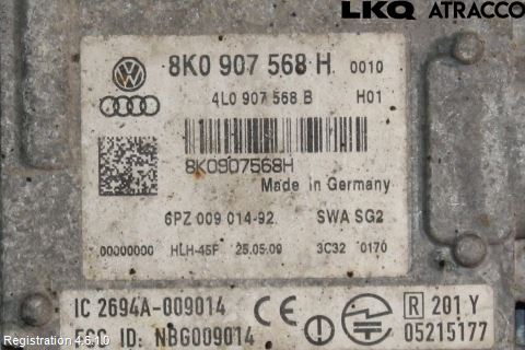 Audi A4/S4 08-11 Sensor Aktivt Kollisionsskydd