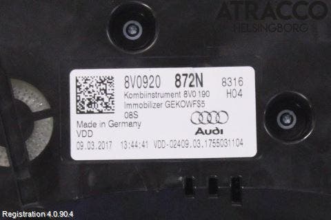 Audi A3/S3 8V 13-20 Instrument Komb