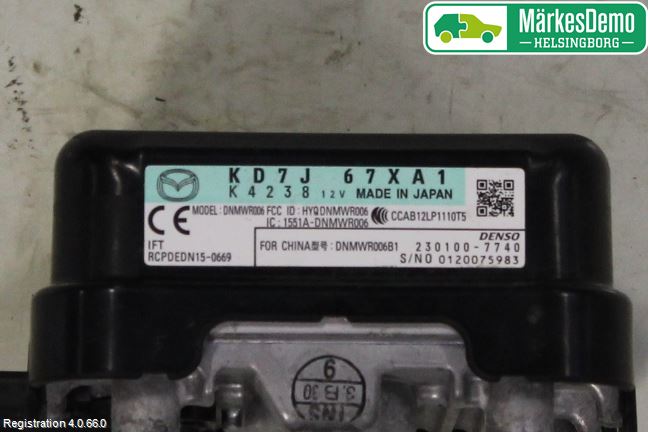 Mazda 6 13- Sensor Adaptiv Farthållare