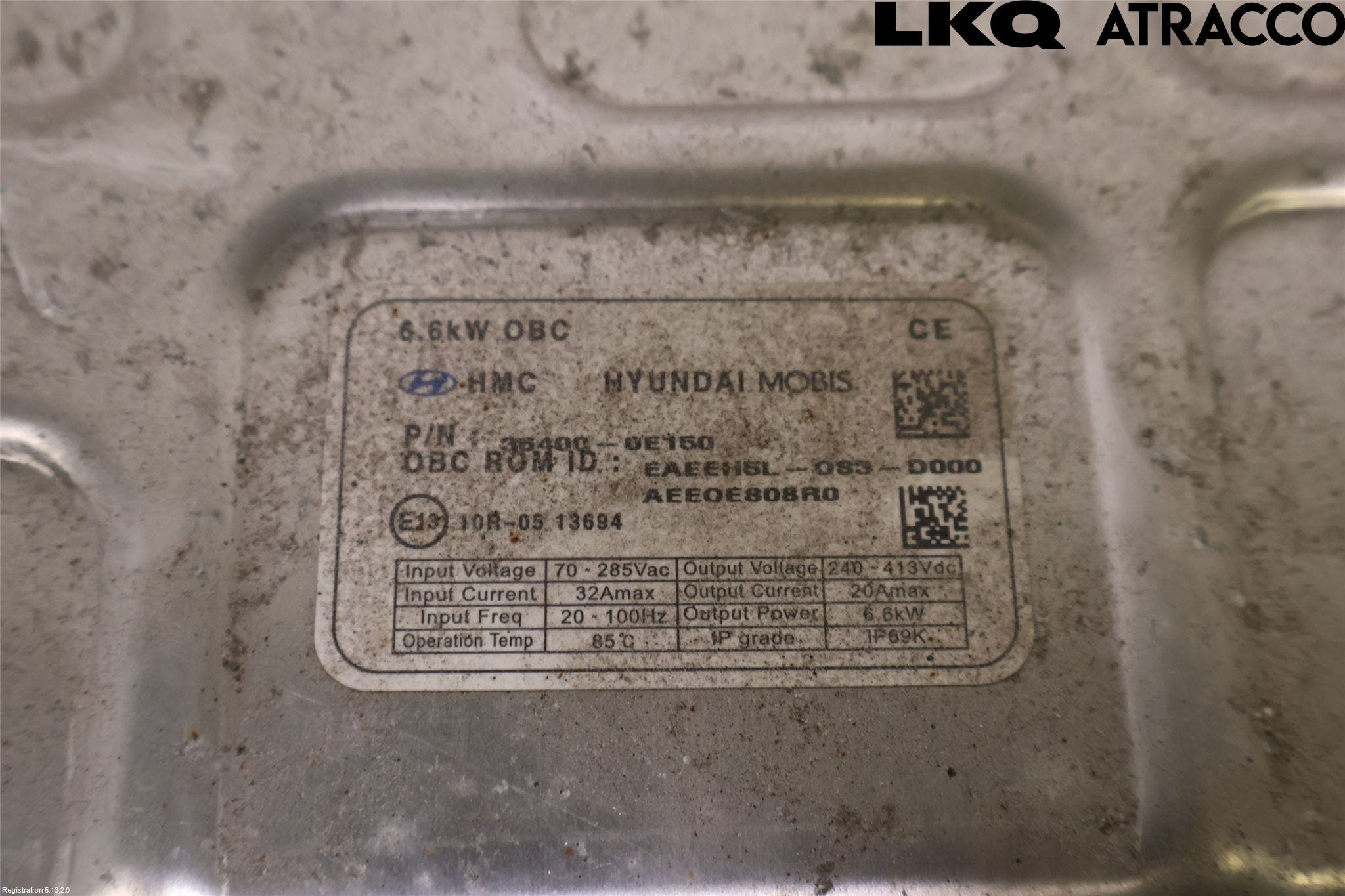 Hyundai IONIQ AE 17-22 Batteriladdare Högspänning