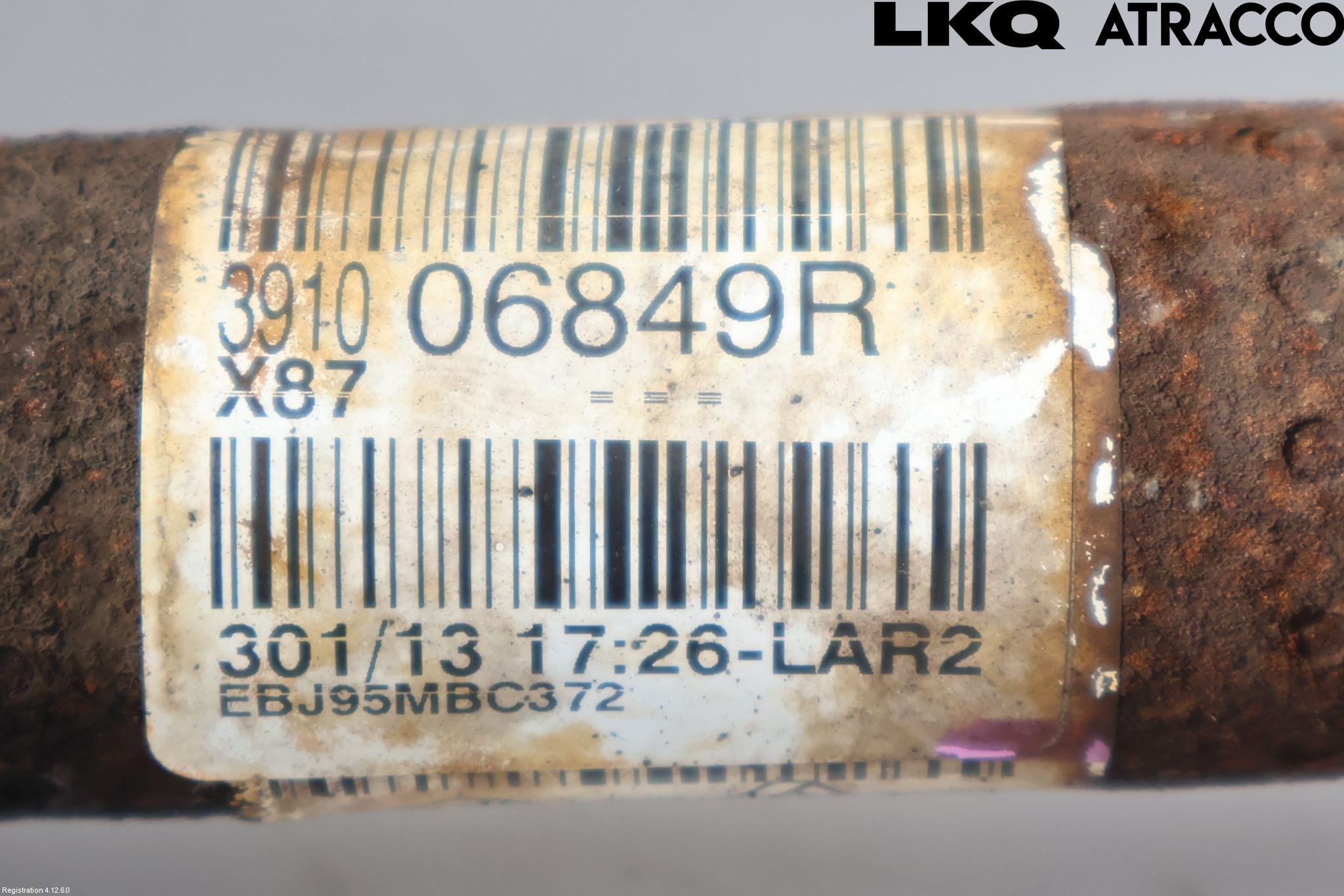 Renault CAPTUR 13-19 Drivaxel Fram Höger