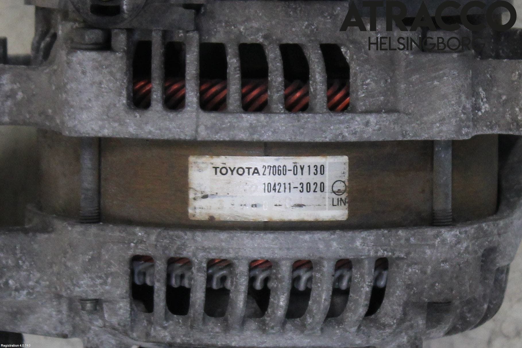 Toyota YARIS XP130 12-14 Generator