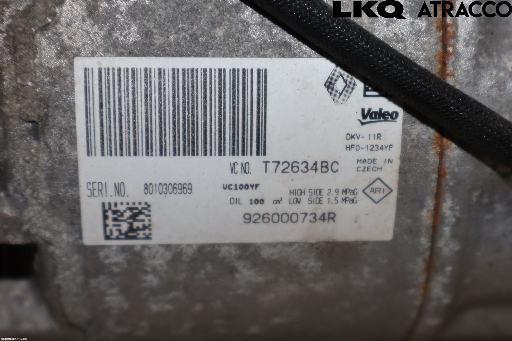 Renault CLIO IV 16-19 Ac Kompressor