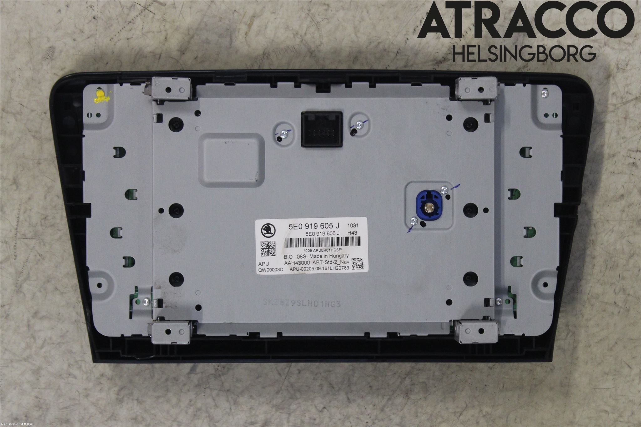 Skoda OCTAVIA (5E) 13-20 Multifunktionsdisplay