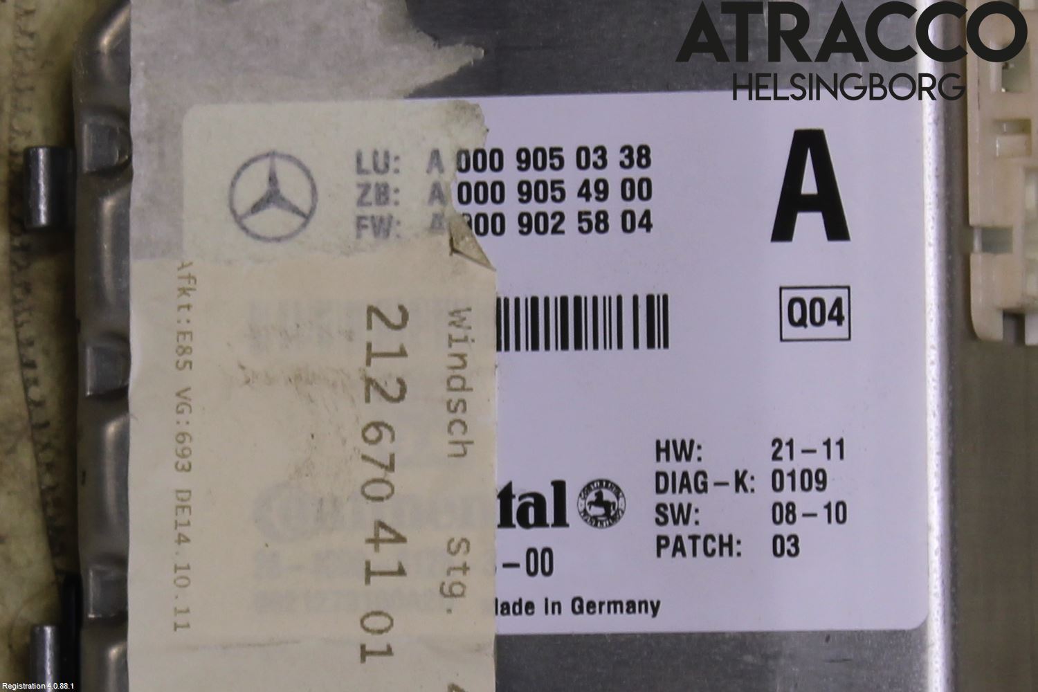 Mercedes-Benz MB E-KLASS (W212) 09-16 Sensor Aktivt Kollisionsskydd