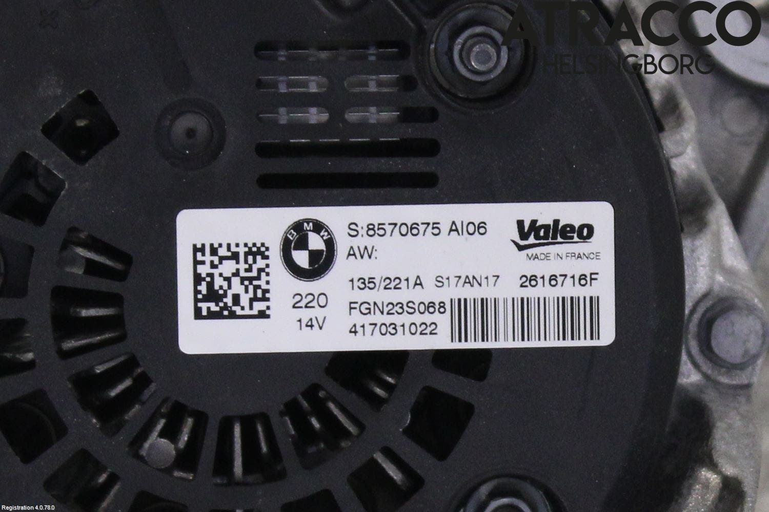 BMW X5 F15 13-18 Generator