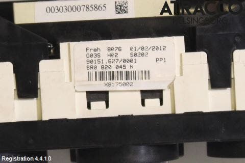 Volkswagen VW POLO 10-17 Värmereglage