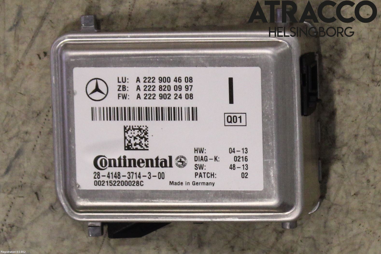 Mercedes-Benz MB C-KLASS (W205) 14-21 Sensor Aktivt Kollisionsskydd