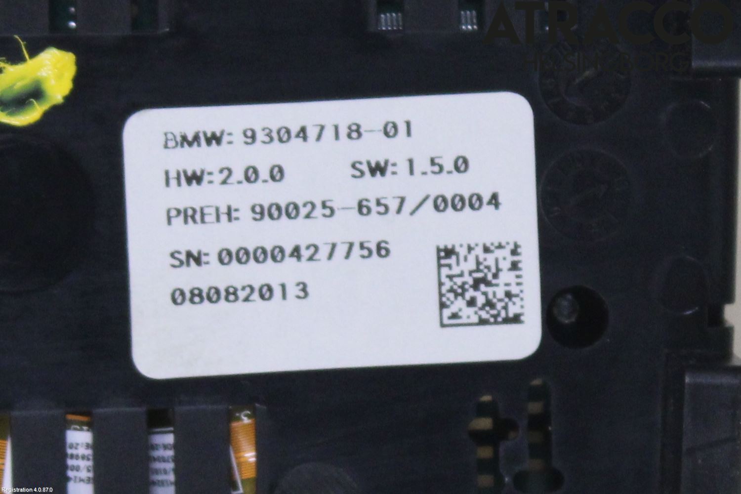 BMW 5 F10/F11/F18 09-17 Ac Styrenhet Ac Manöveren