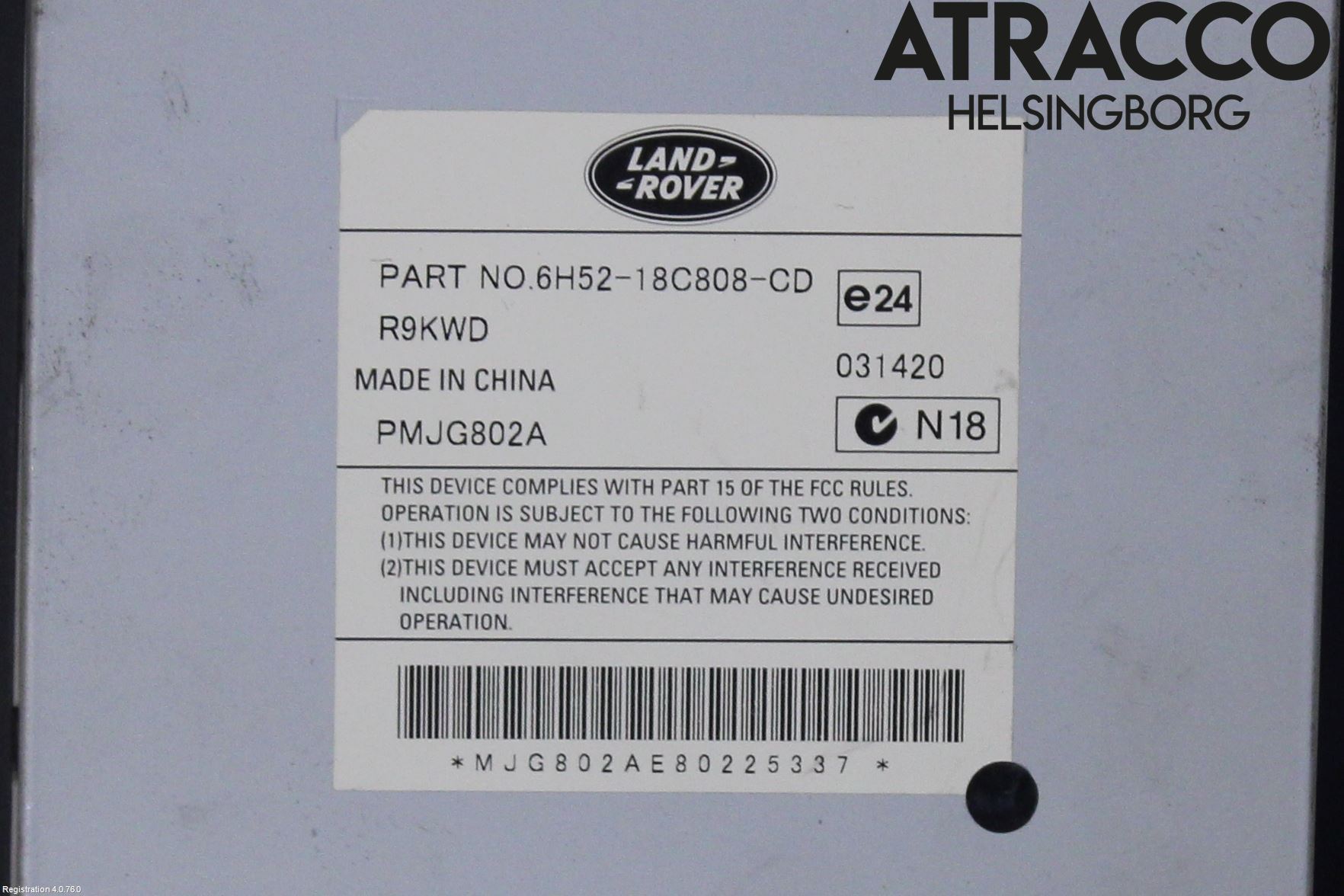 Jaguar XF 08-15 Radio-Stereo Förstärkare