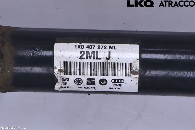 Audi A3/S3 05-13 Drivaxel Fram Höger