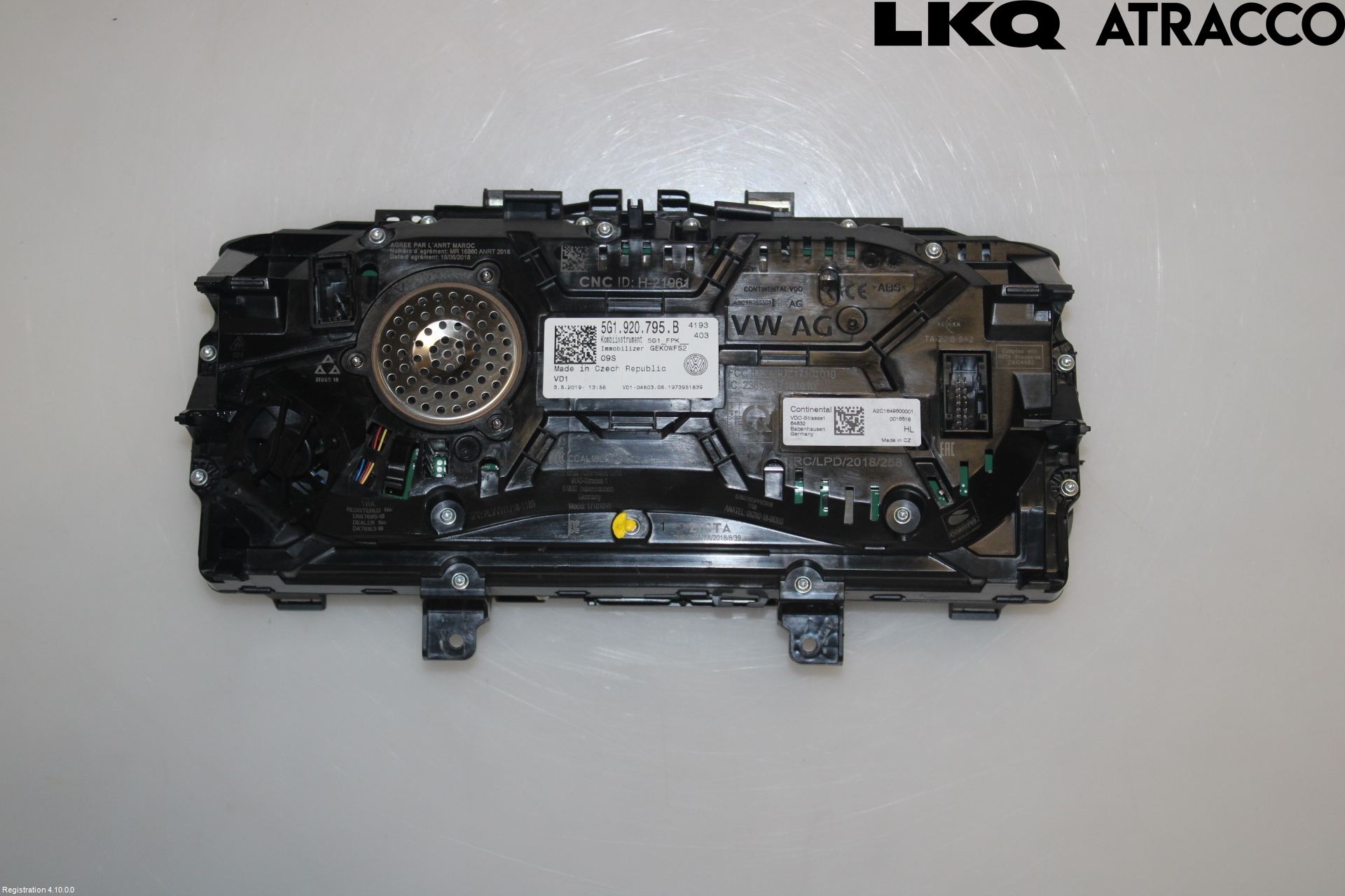 Volkswagen VW GOLF / E-GOLF VII 13-20 Instrument Komb