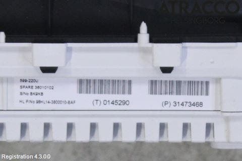 Volvo XC60 14-17 Instrument Komb