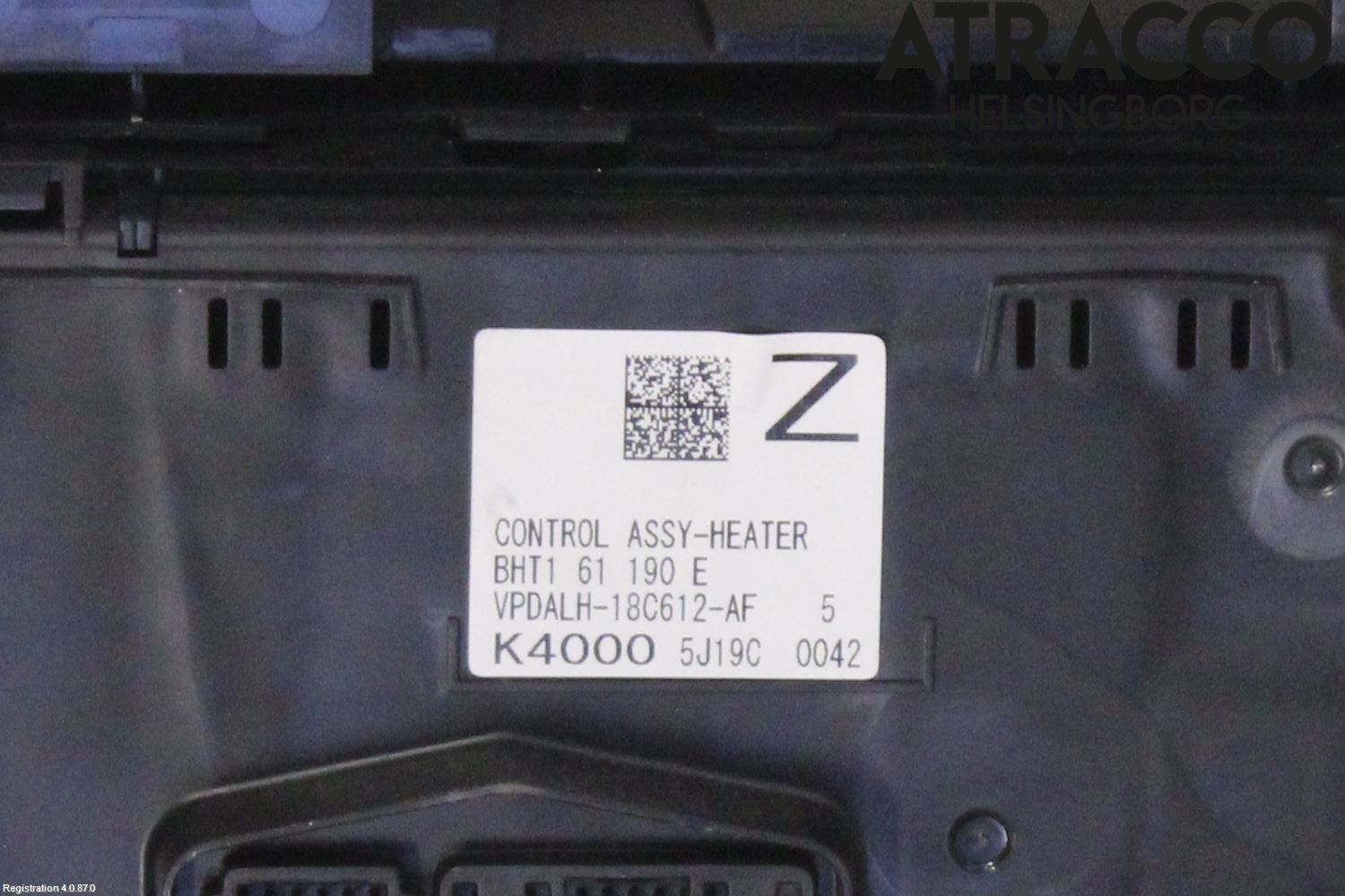 Mazda 3 III 14-19 Ac Styrenhet Ac Manöveren