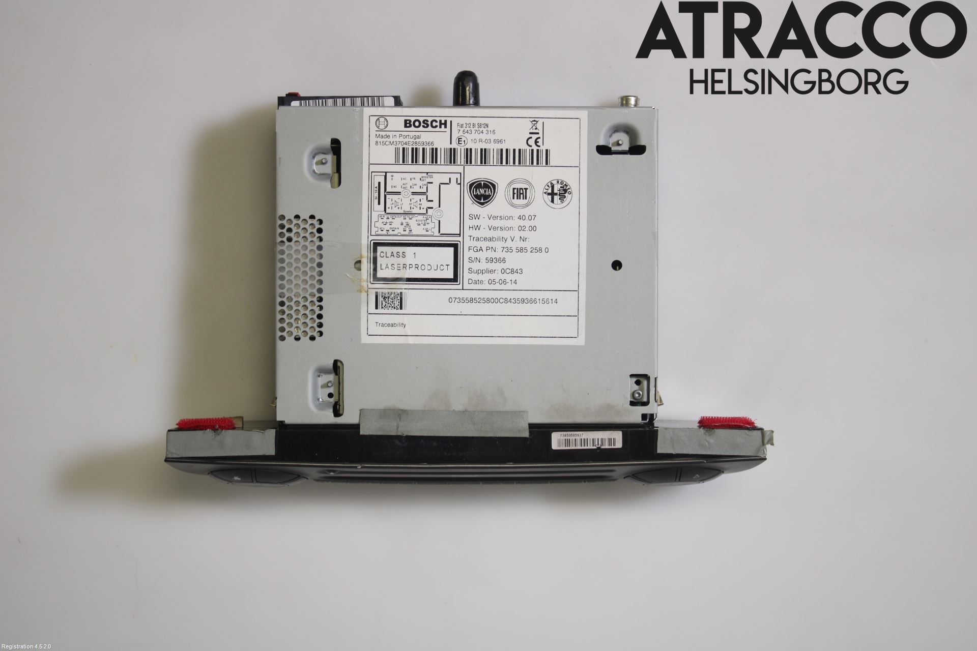 Fiat 500 07- Cd Radio - Multimediapanel