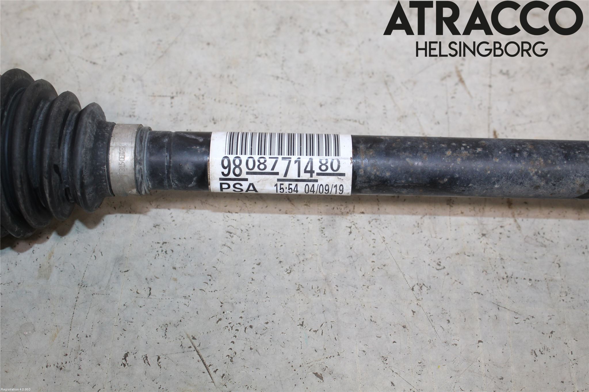 Peugeot 5008 17-24 Drivaxel Fram Vänster