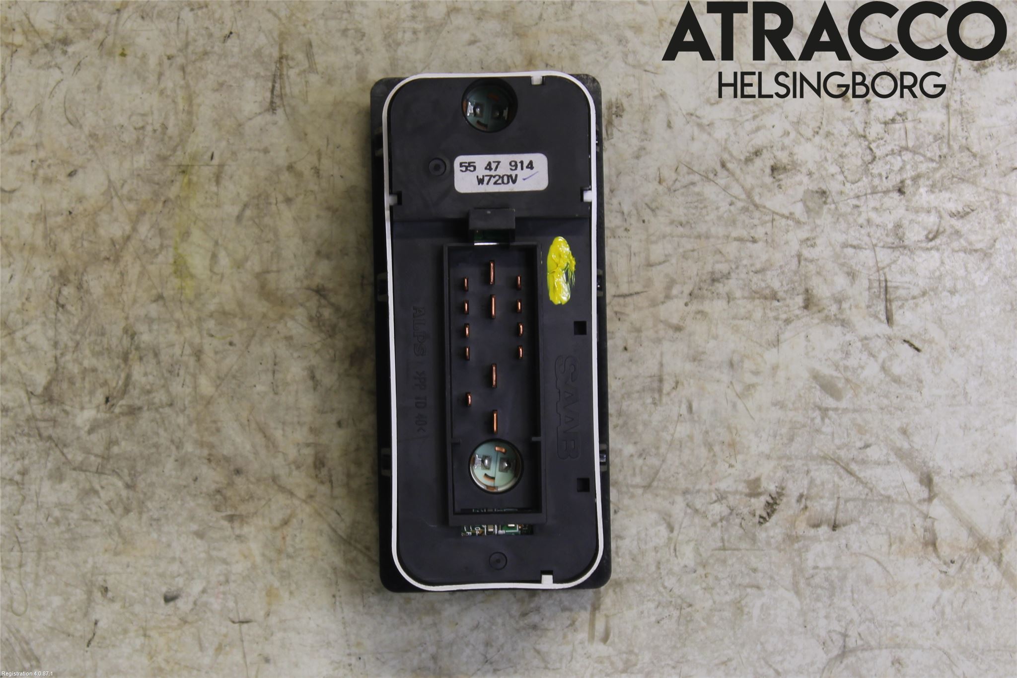 Saab 9-5     06-10 Strömställare Elhiss