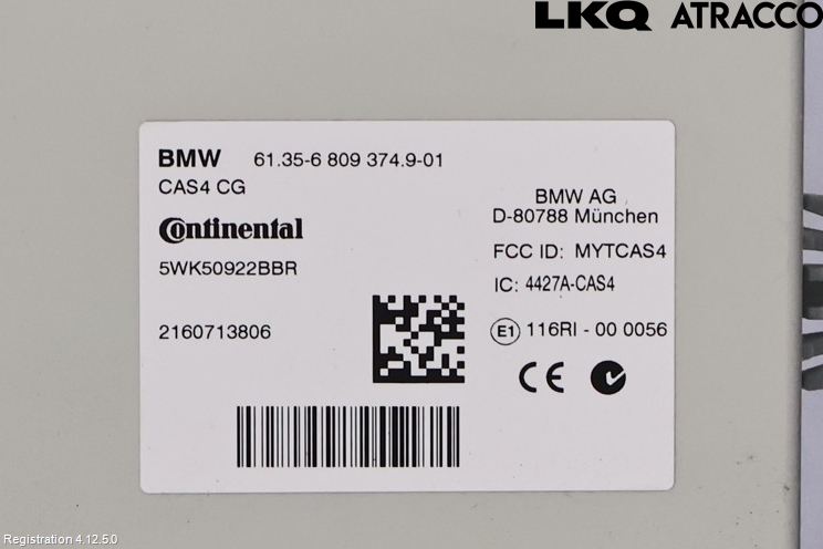 BMW X4 F26 14-18 Styrenhet Övrigt
