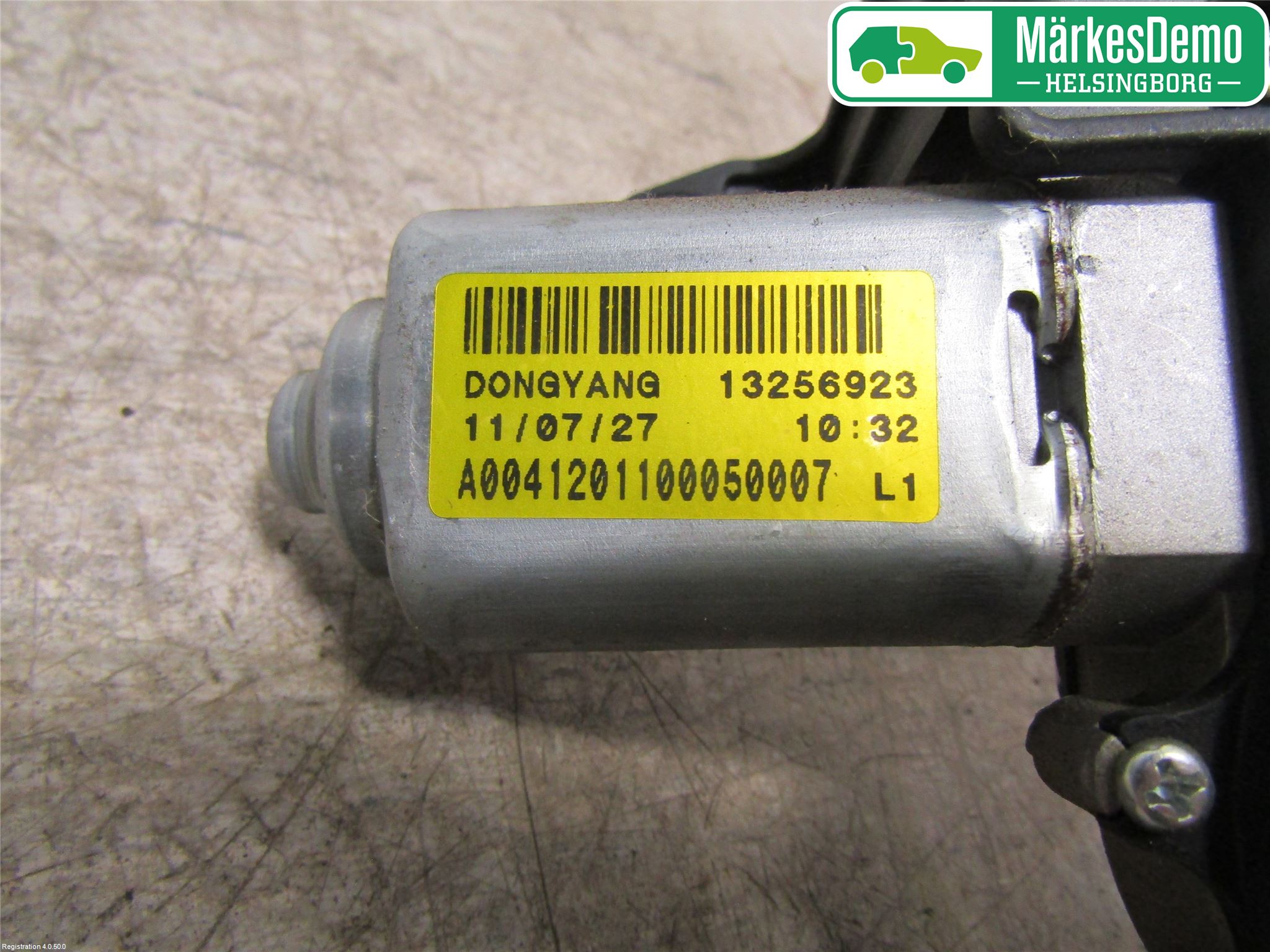 Opel ZAFIRA C 12-19 Torkarmotor Baklucka