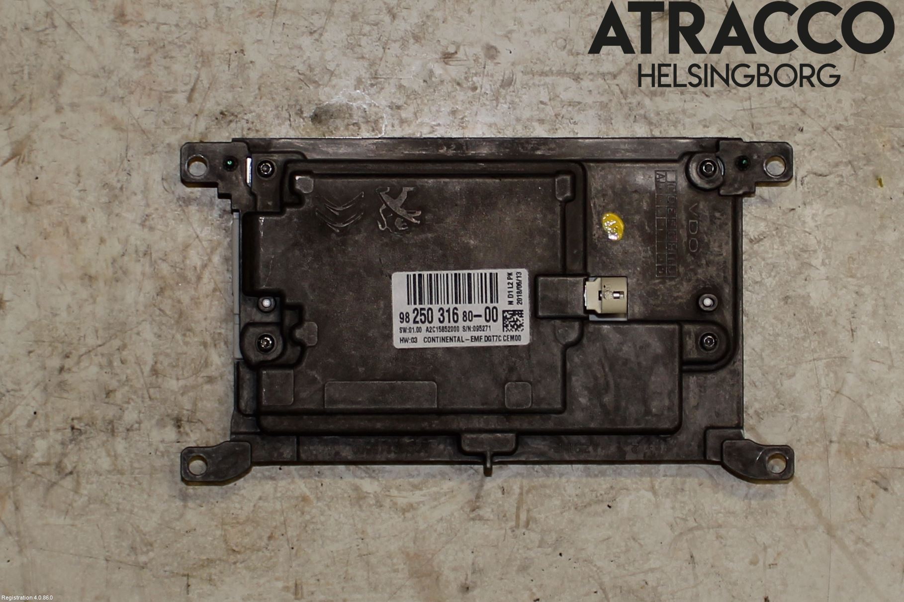 Peugeot EXPERT/E-EXPERT 17- Multifunktionsdisplay