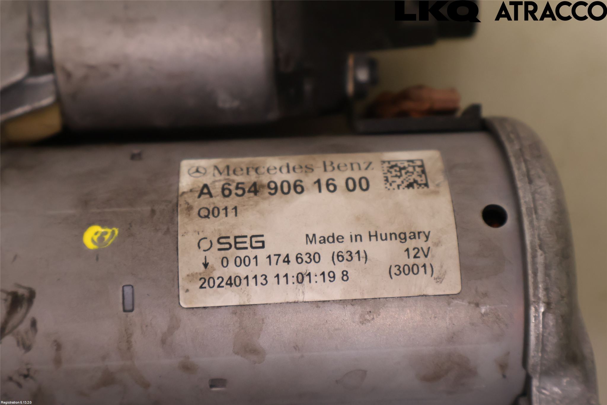 Mercedes-Benz MB VITO/V-KLASS (W640,W447,W448) 14- Startmotor Diesel