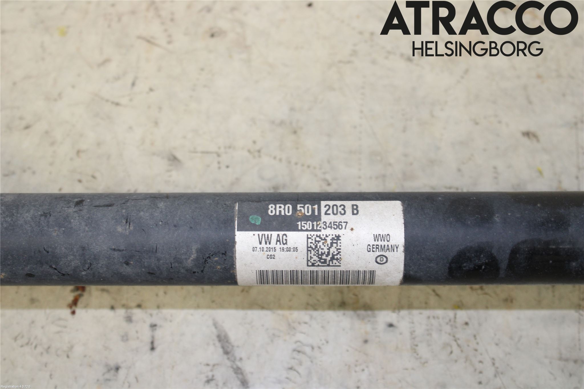 Audi Q5 09-16 Drivaxel Bak Vänster