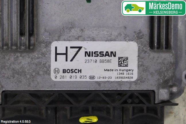 Nissan QASHQAI 10-14 Styrenhet Inspump Diesel