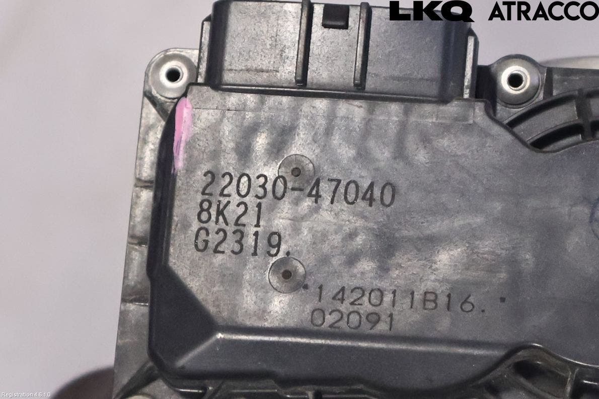 Toyota YARIS XP130 15-20 Injspjällhus