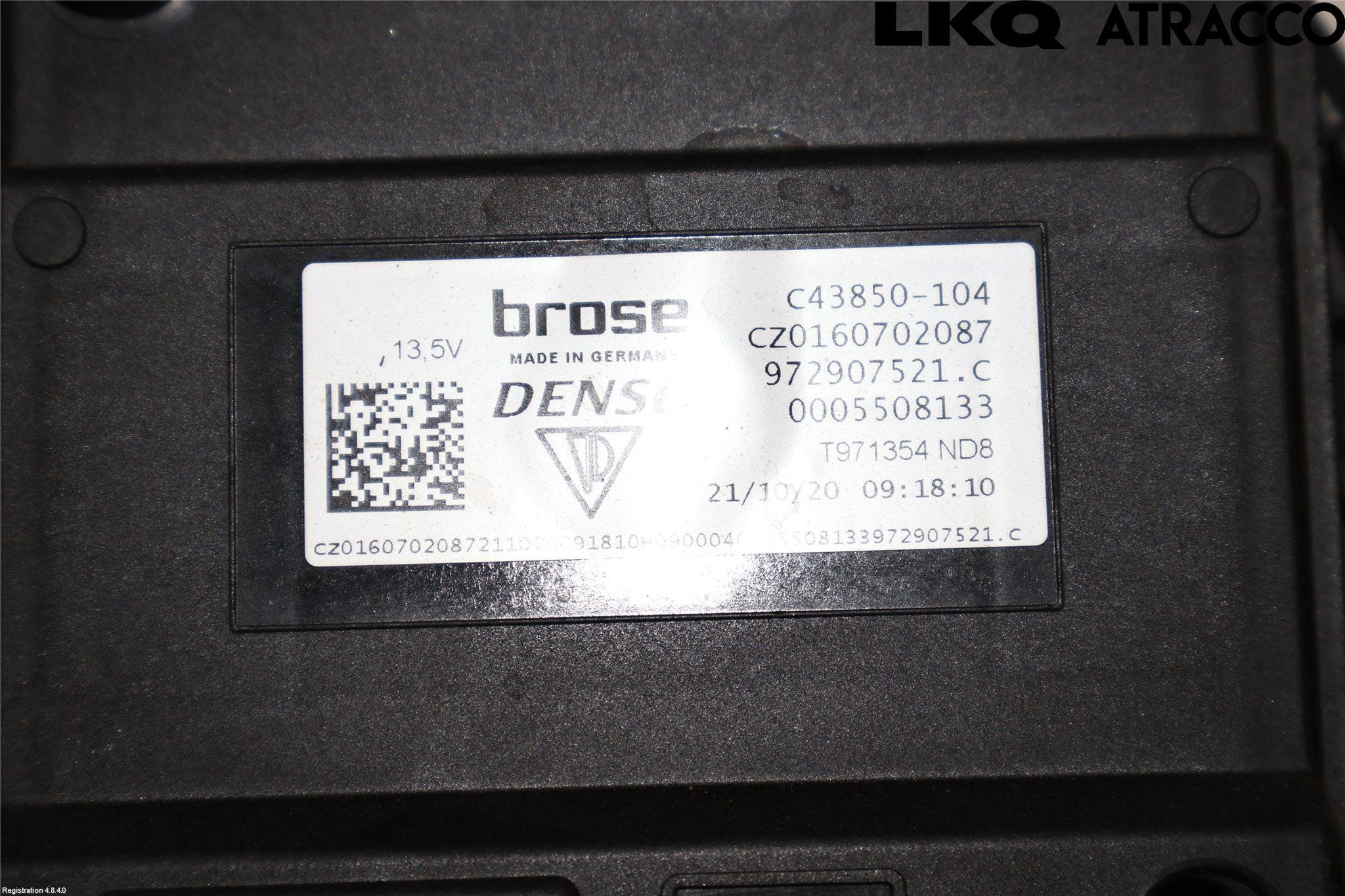 Porsche TAYCAN 20- Värmefläkt