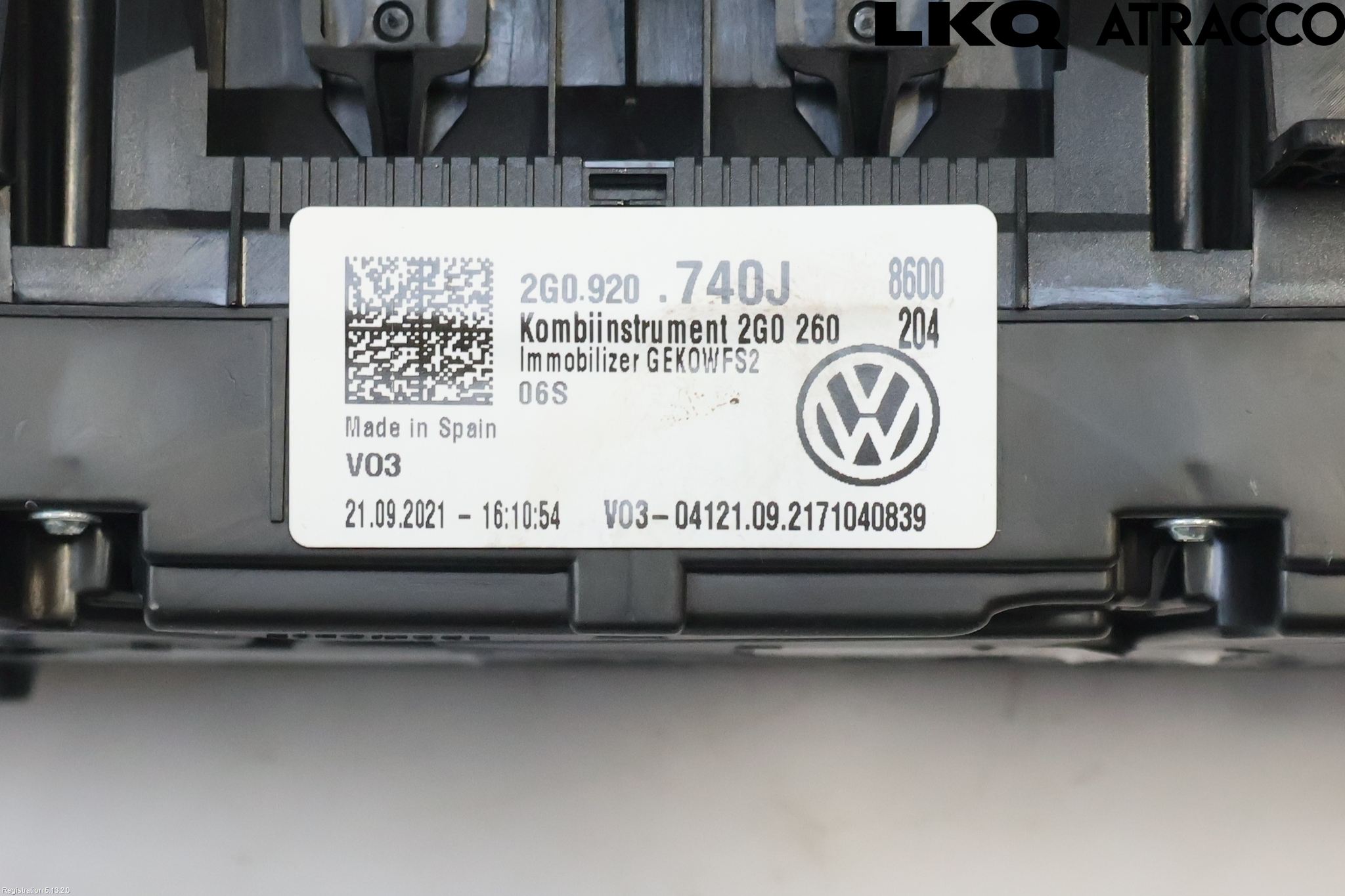 Volkswagen VW T-CROSS 19- Instrument Komb