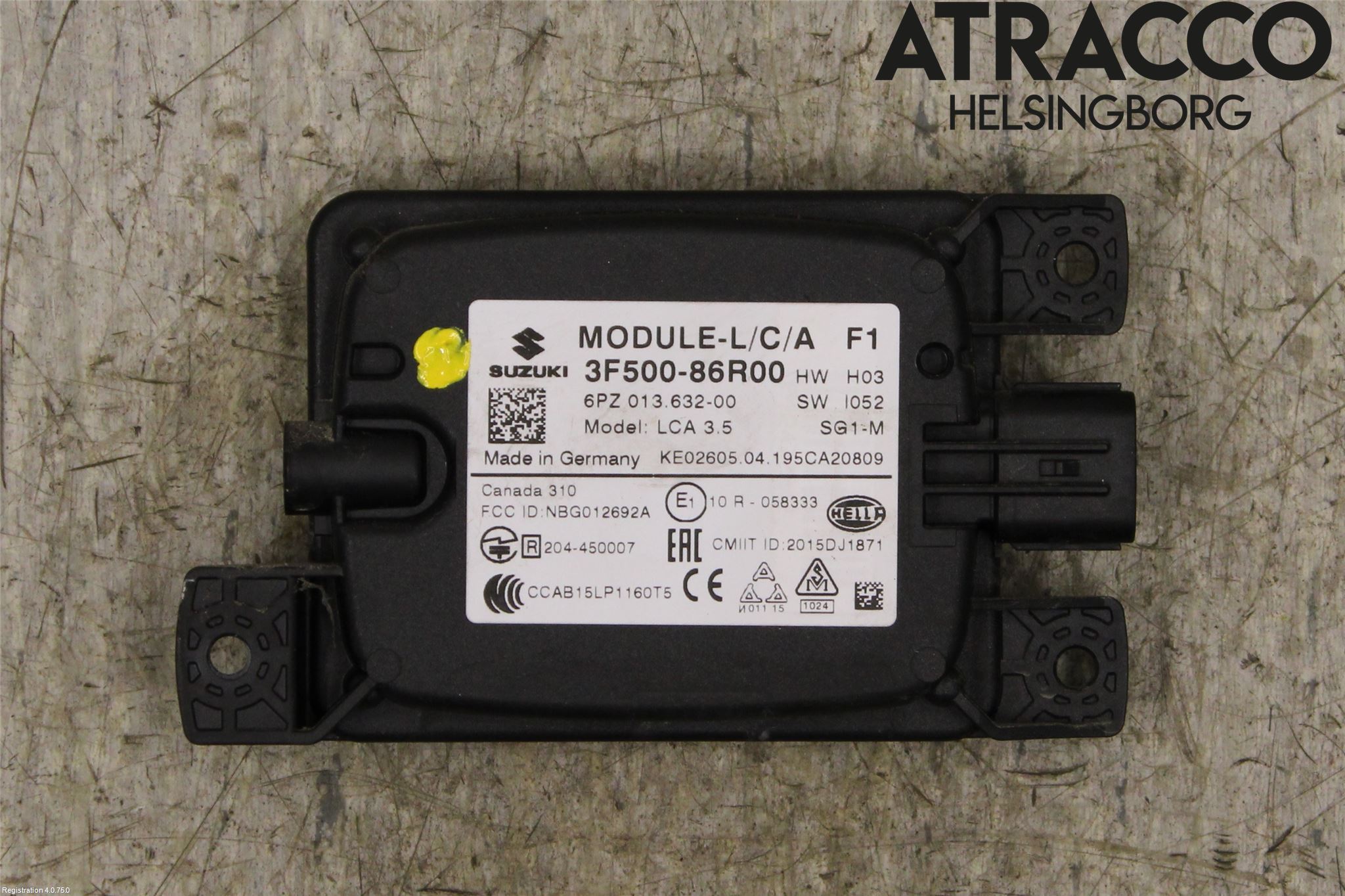 Suzuki VITARA 15- Sensor Aktivt Kollisionsskydd