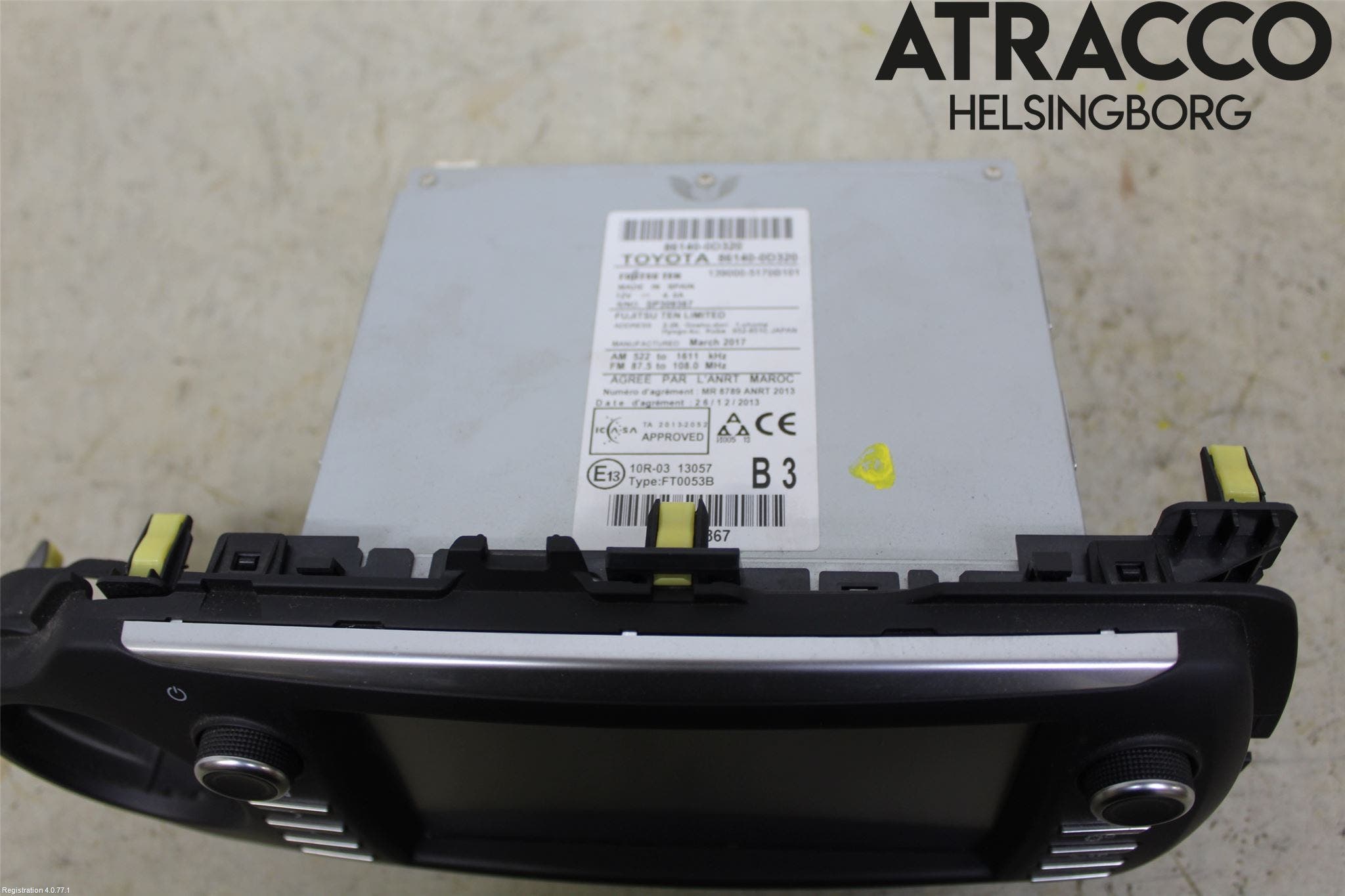 Toyota YARIS XP130 15-20 Cd Radio - Multimediapanel