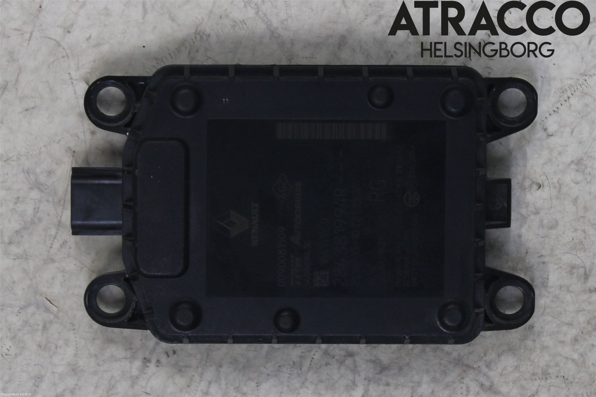Renault TALISMAN 16-20 Sensor Adaptiv Farthållare