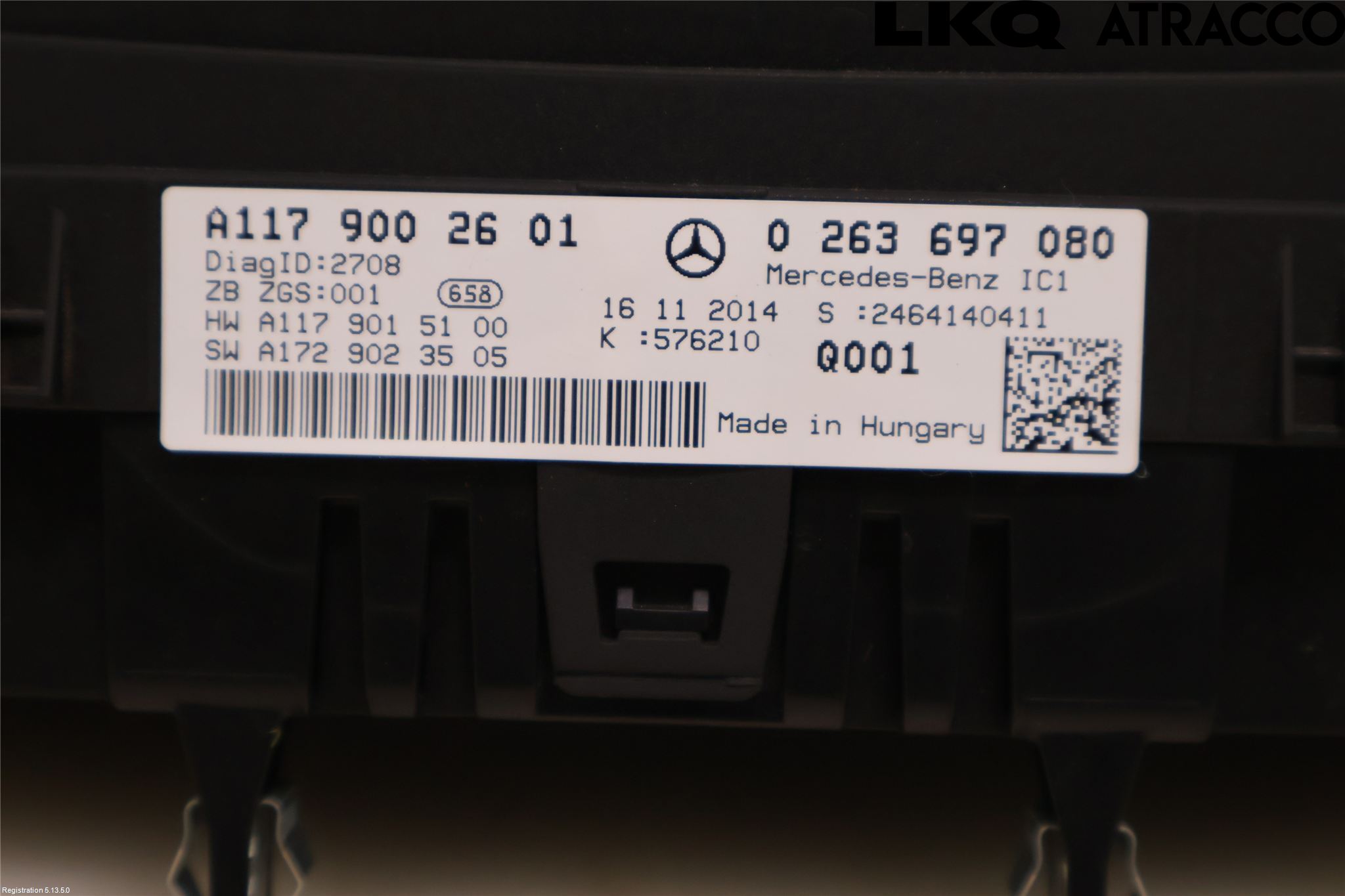 Mercedes-Benz MB CLA-KLASS (C117/X117) 13-19 Instrument Komb