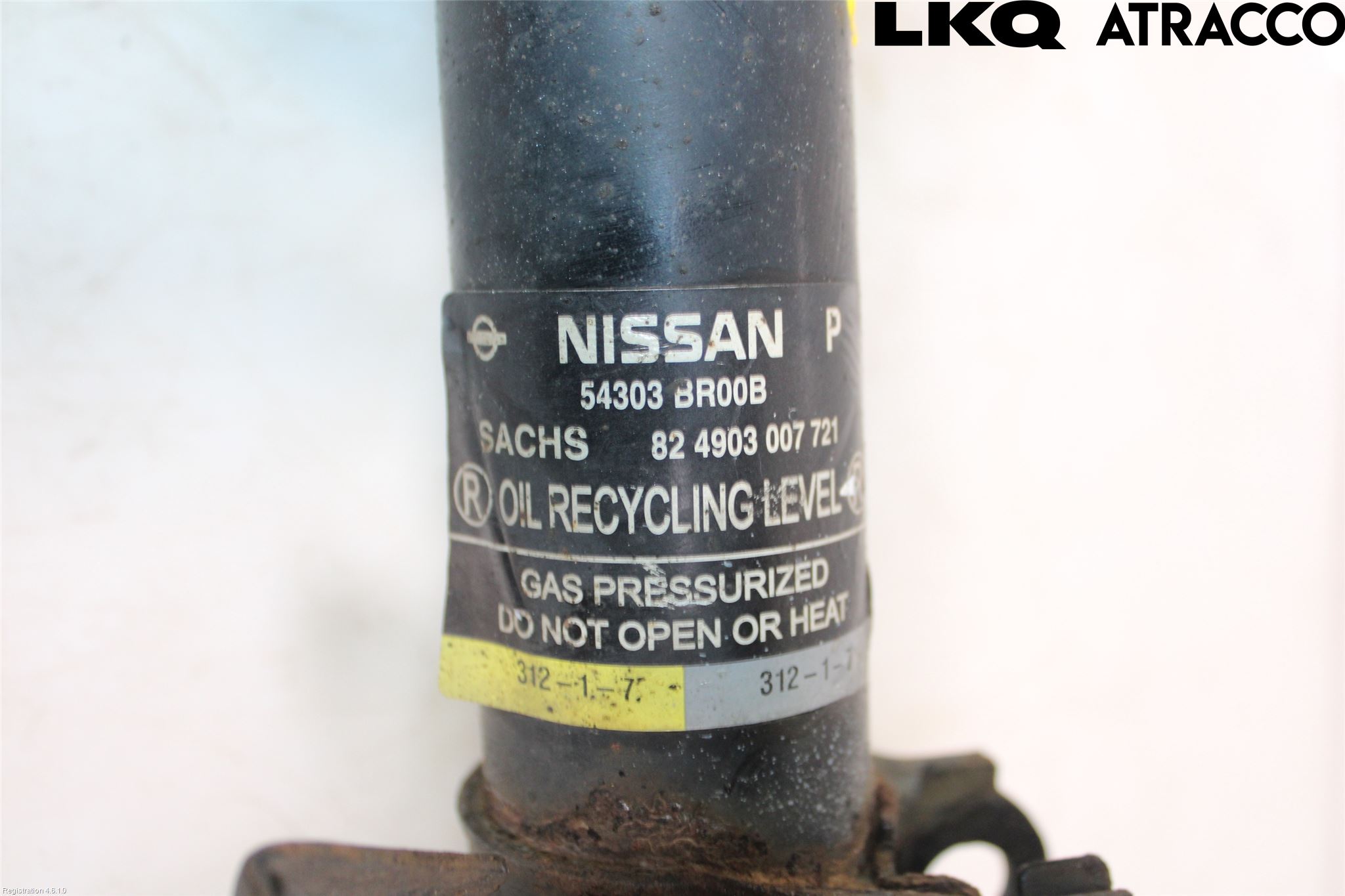 Nissan QASHQAI 10-14 Fjäderben Fram Vänster