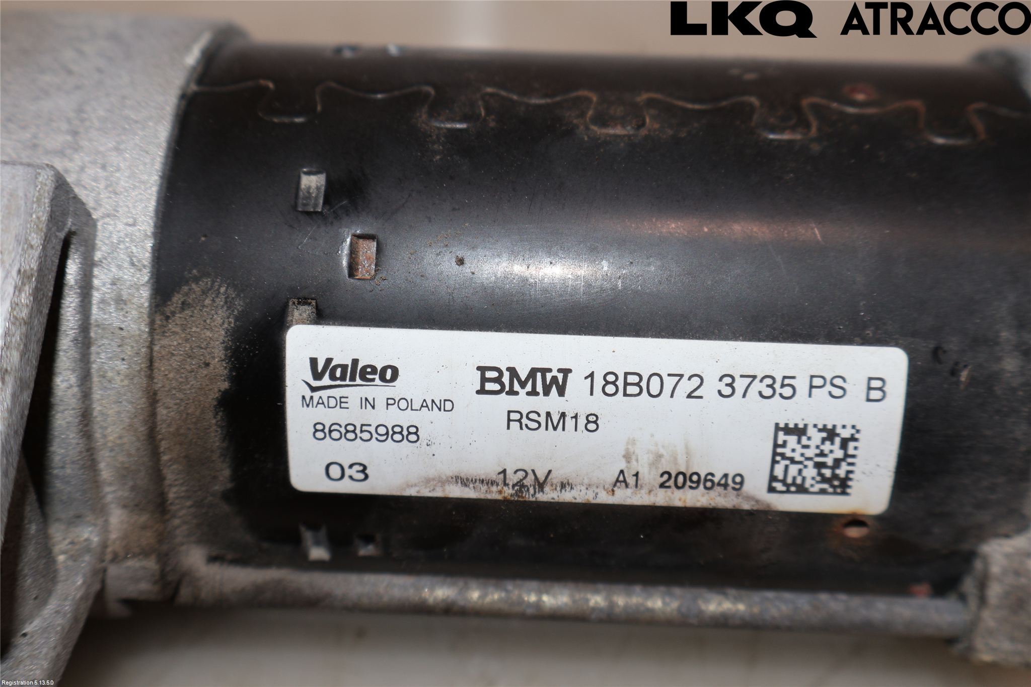BMW 3 F30/F31/F80 12-19 Startmotor