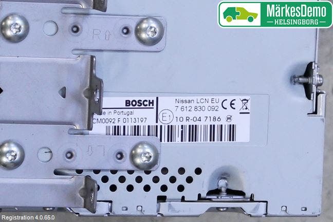 Nissan NV200/NV200 COMBI Cd Radio - Multimediapanel