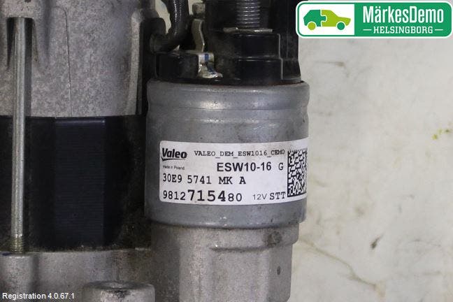 Peugeot 308 14-21 Startmotor