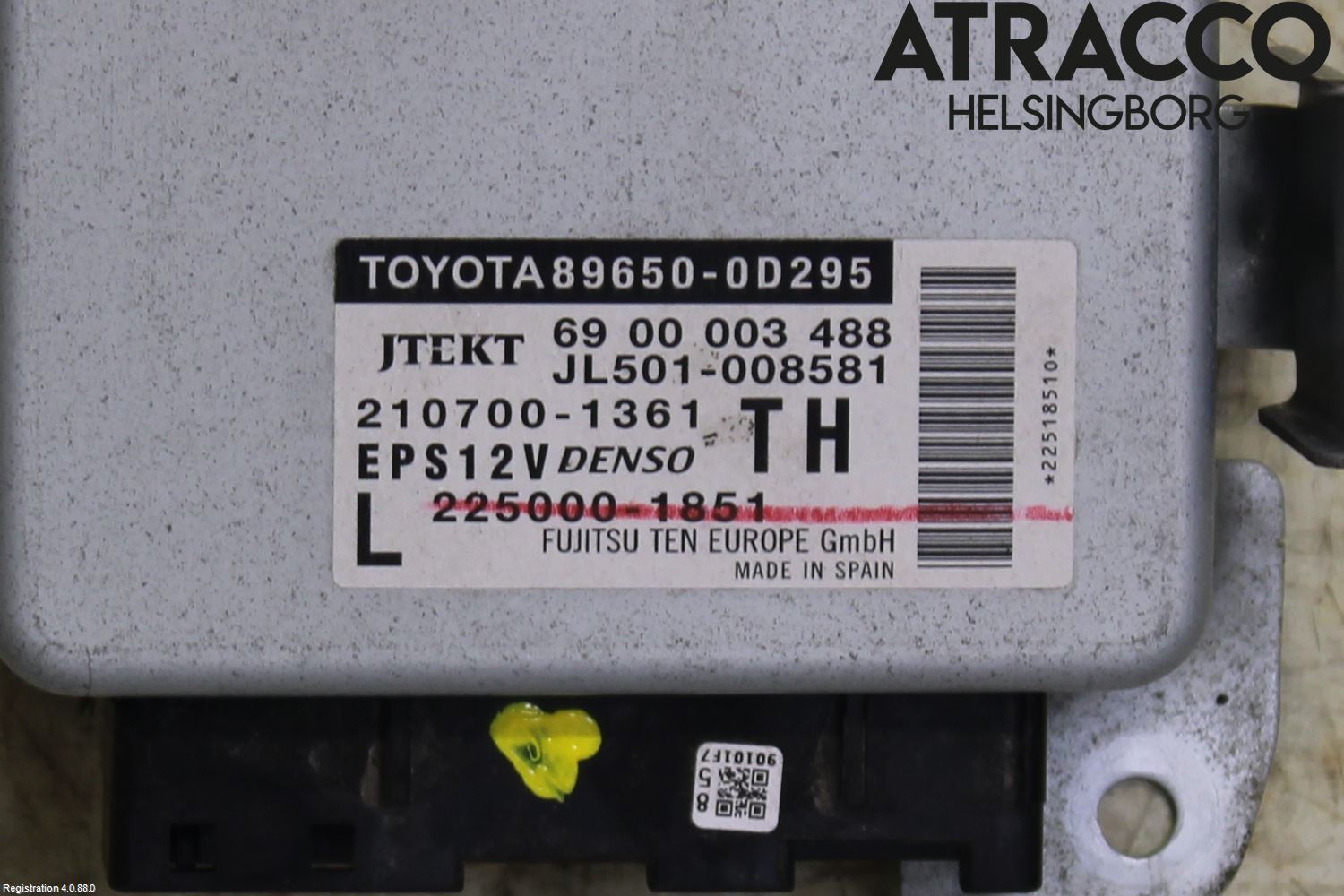 Toyota YARIS XP130 15-20 Styrenhet Styrservo