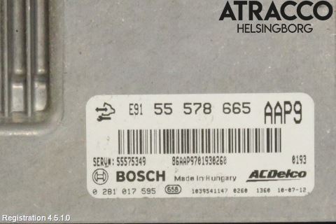 Saab 9-5 10-12 Styrenhet Inspump Diesel