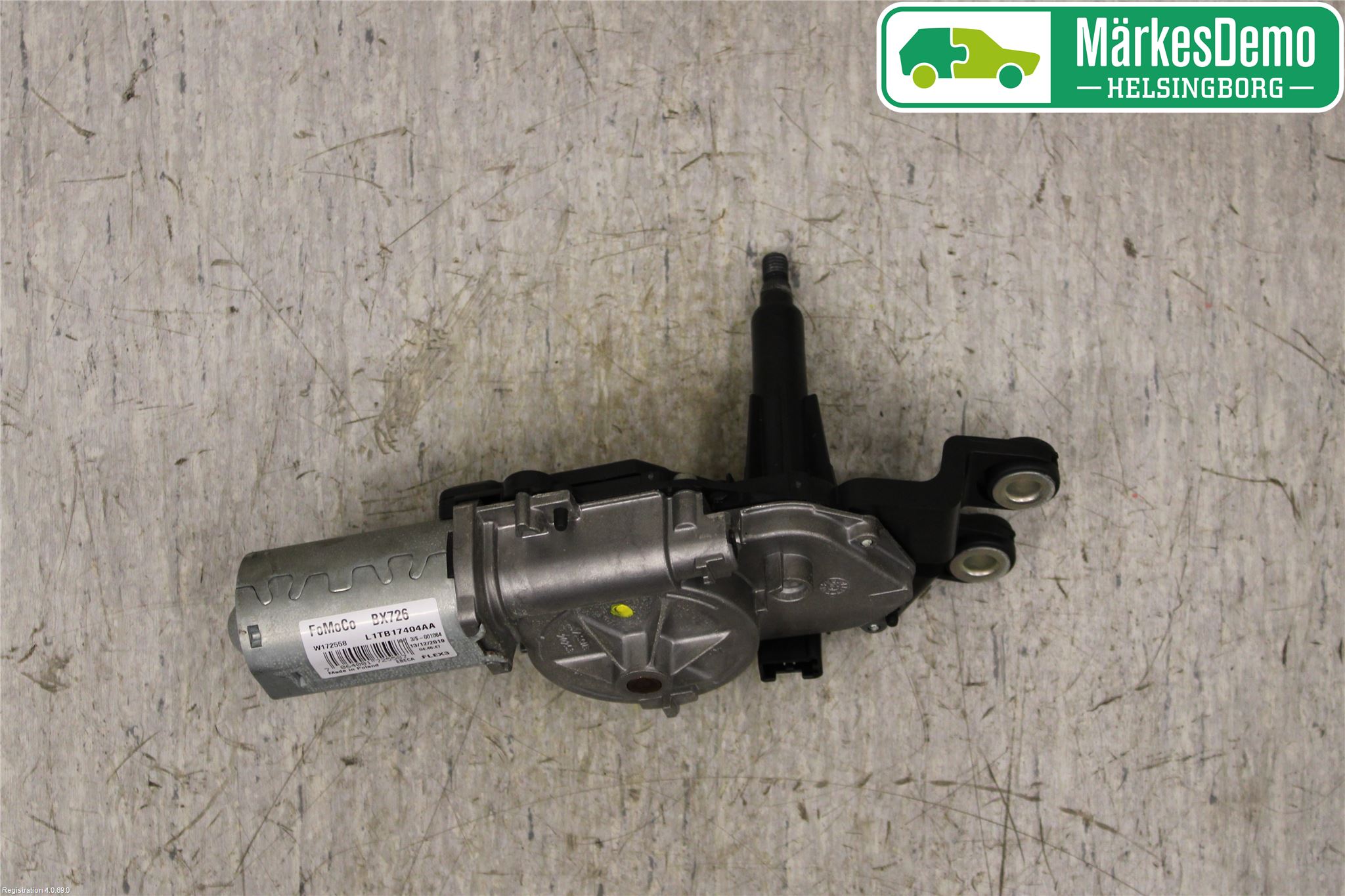 Ford PUMA/ELECTRIC 20- Torkarmotor Baklucka